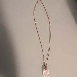 Elegant Rose Gold Pendant Necklace